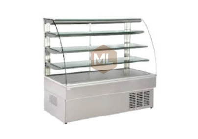 Curved Glass Display Counter